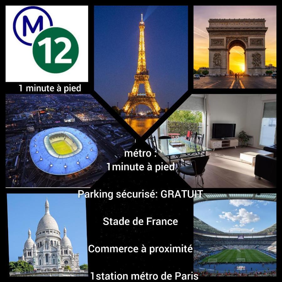 Big Logement , Jo2024, Stade De France, Paris, Metro , Parking Gratuit Saint-Denis  Eksteriør billede